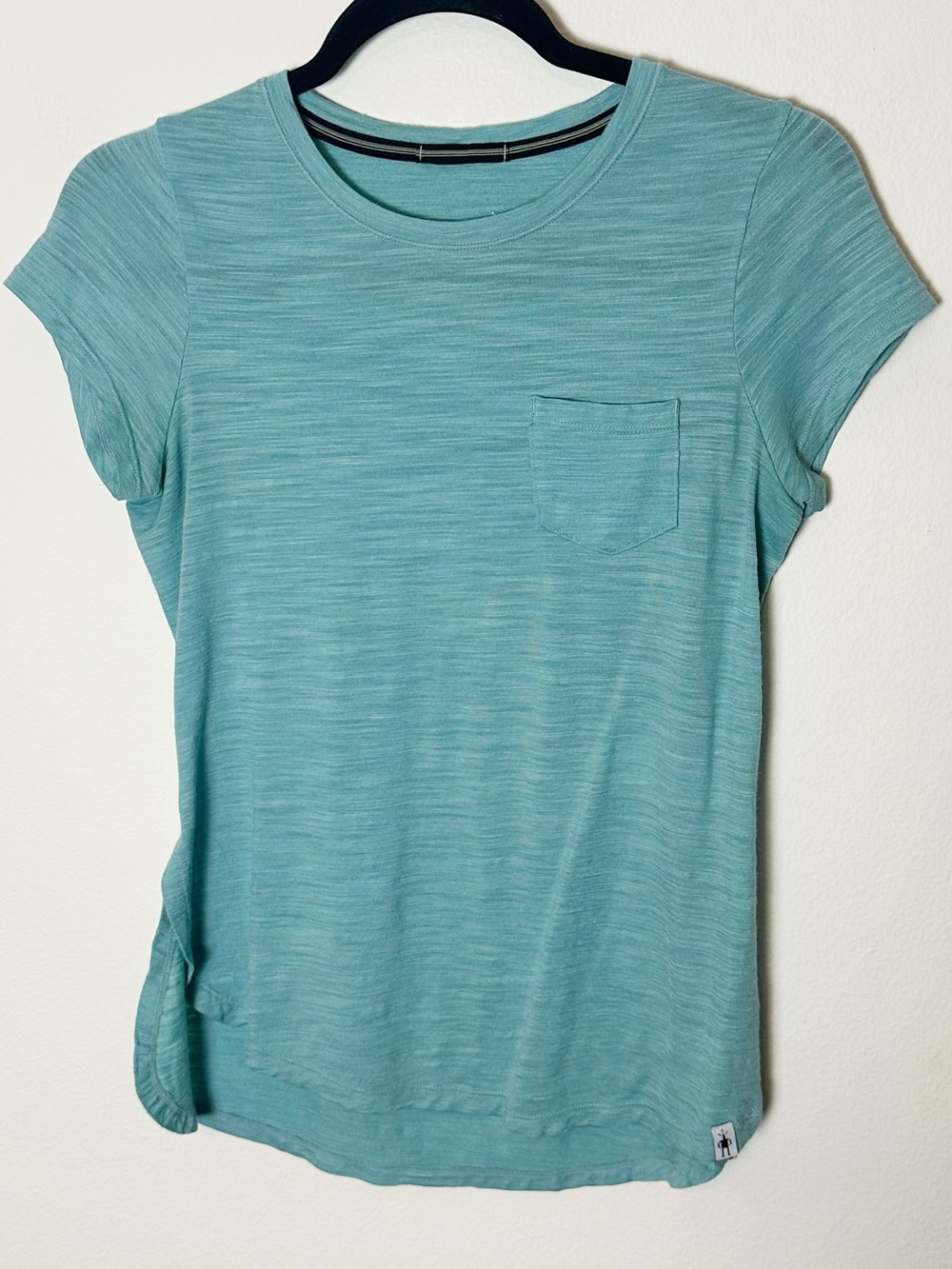 Smartwool Women's Short Sleeve Tee in Aqua